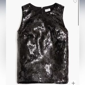 J. Crew Factory Sequin shell
